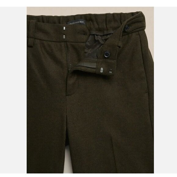 Banana Republic SOLD OUT Wide-Leg Size 4 Wool Black Pants MSRP $130 - Picture 6 of 6